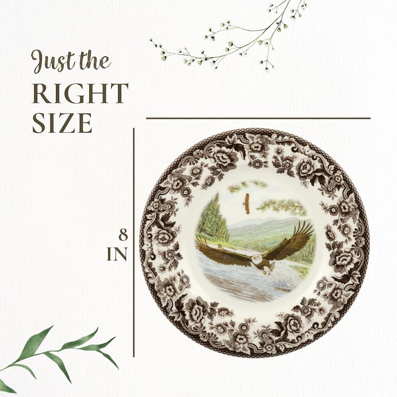 Spode Woodland Assorted Animals Salad Plate