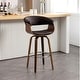 preview thumbnail 12 of 186, 26"/29" Faux Leather Swivel Bar Stools, Wood Counter Stool