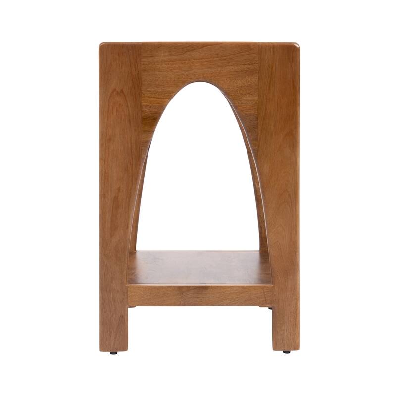 Kate and Laurel Aarstad Wood Side Table - 16x14x22