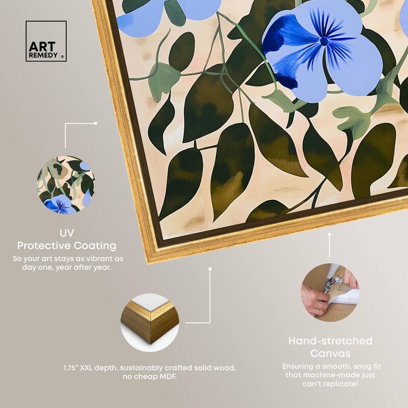 Rhythmic Blooms Canvas by Art Remedy
