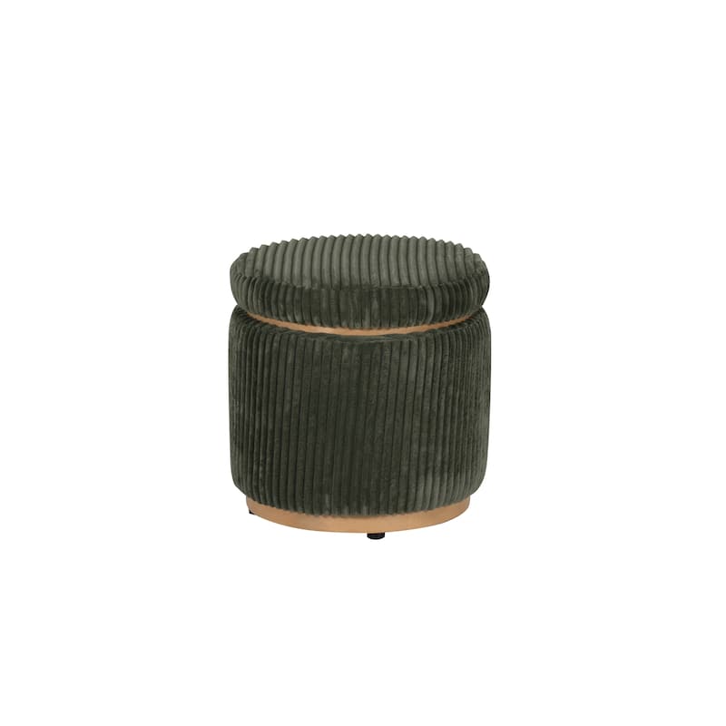 Rue Sherpa/Corduroy Storage Ottoman