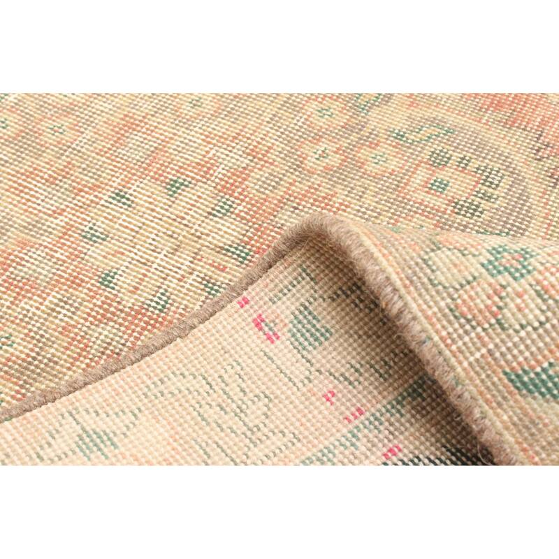 ECARPETGALLERY Hand-knotted Antalya Vintage Copper Wool Rug - 2'11 x 4'9