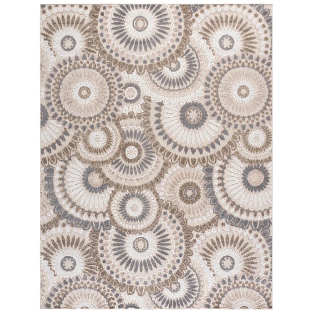 SAFAVIEH Cabana Marii Indoor/ Outdoor Waterproof Patio Floral Rug