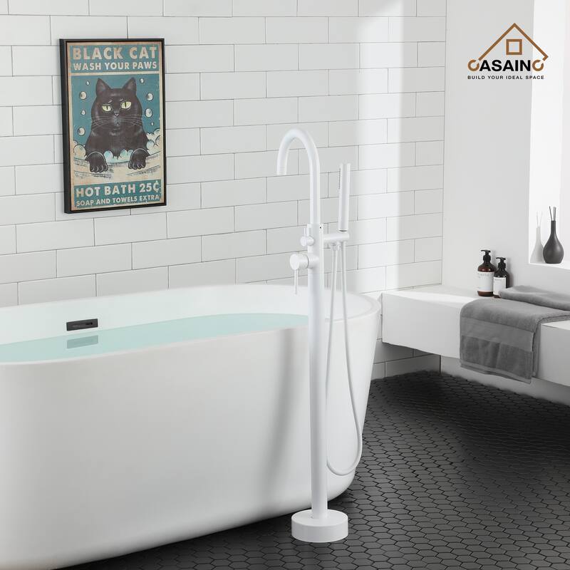 CASAINC 2-Function Free Standing Bathtub Faucet with CUPC Certification