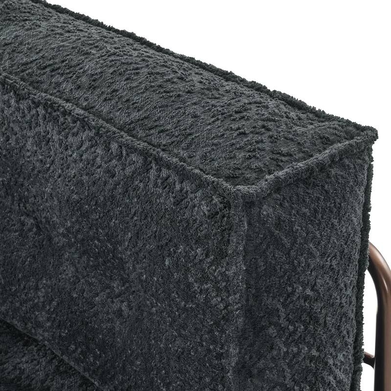 MCombo Modular Sofa Couch with Removable Cushion, 3 Seaters Accent Sofa Chair