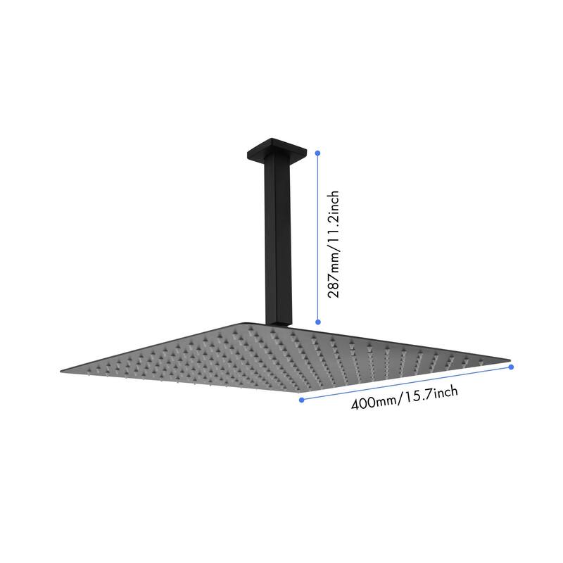 Bathroom Luxury High Pressure Waterfall Rain Shower Head