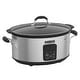 preview thumbnail 17 of 46, 10qt Large Capacity Digital Slow Cooker with Aluminum Pot Stainless Steel - 10 Quarts