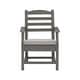 preview thumbnail 3 of 4, Visola Gray Arm Chair with Cushion, 2 Count - 24"W x 25"D x 37"H