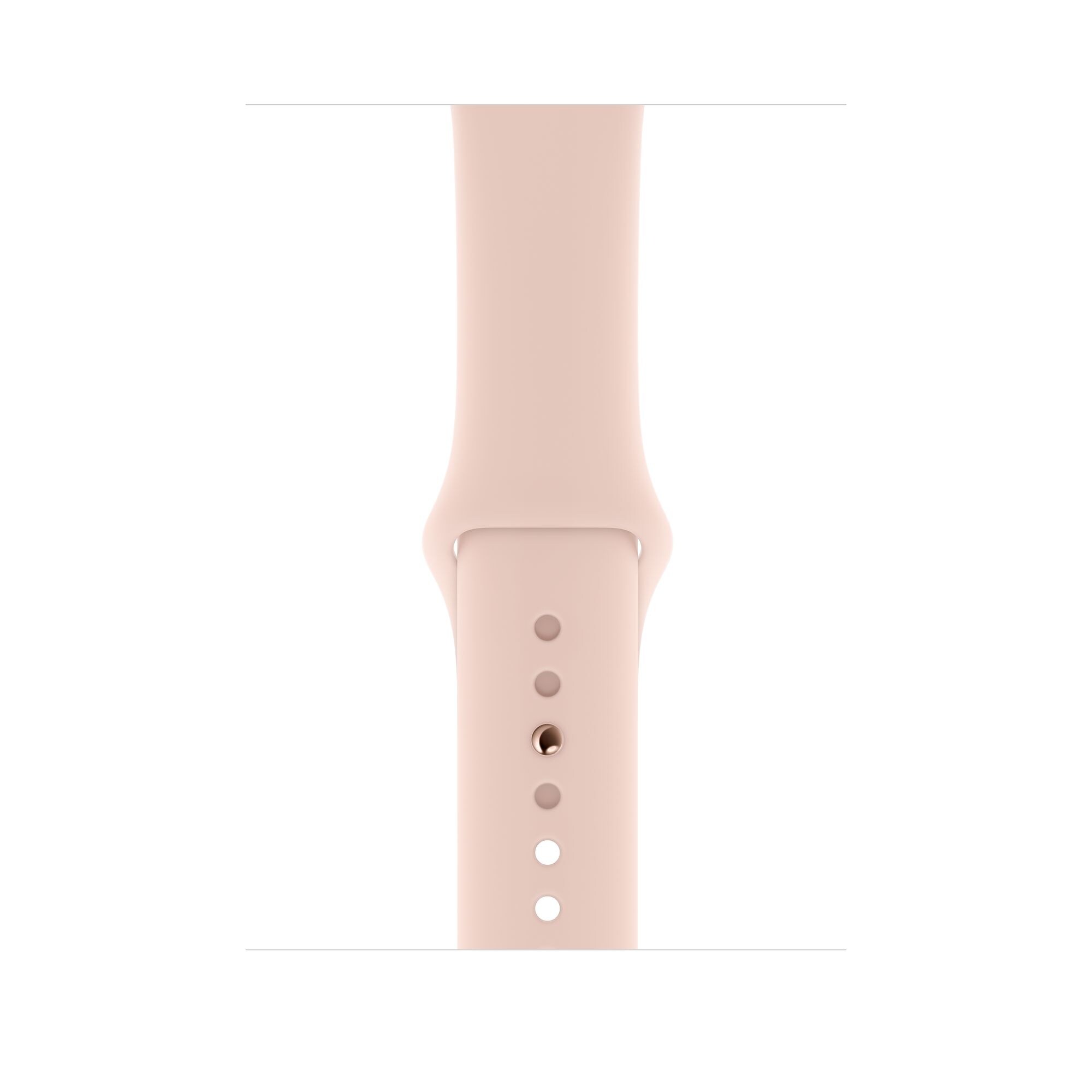 series 4 gold aluminum pink sand sport band