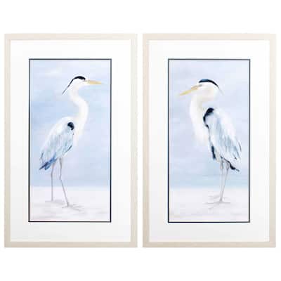Coastal Calm S/2 Framed Art Under glass