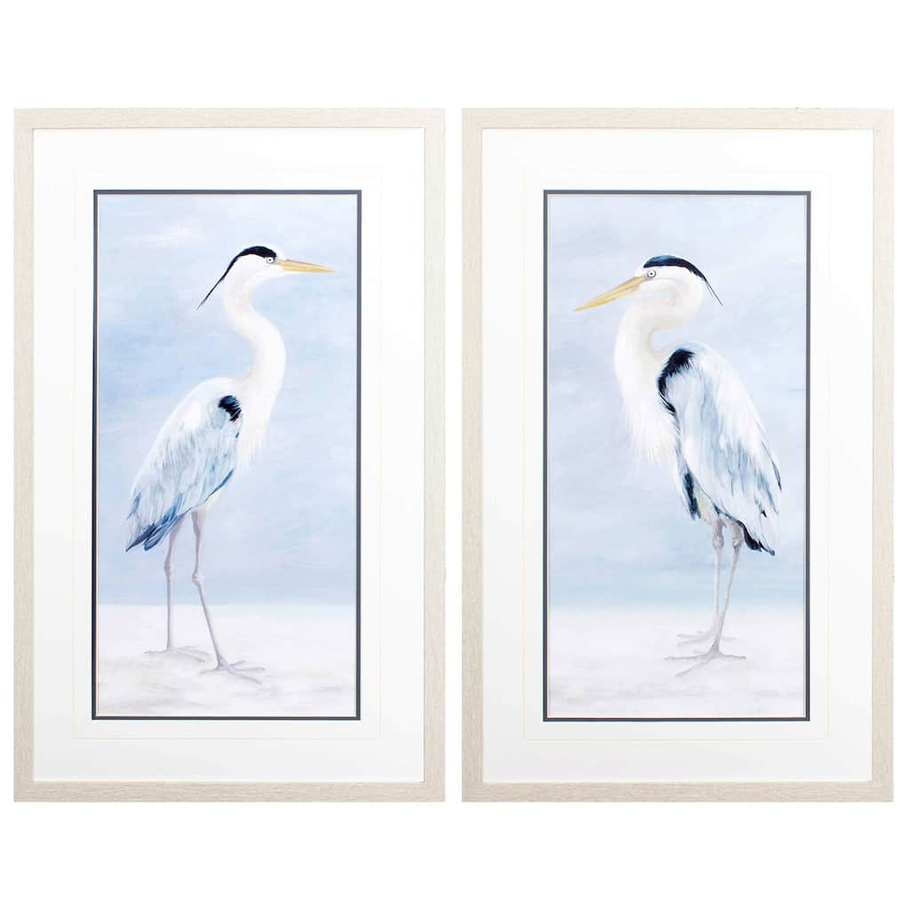 Coastal Calm S/2 Framed Art Under glass
