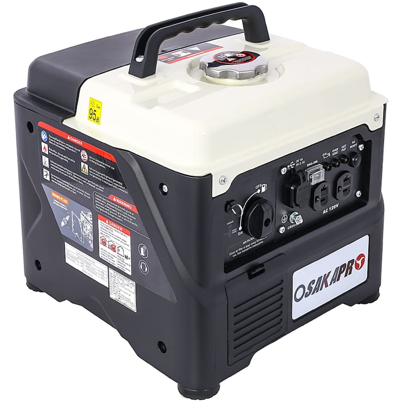 1200W Portable Gas Powered Generator,Low Noise for Outdoor/Camping