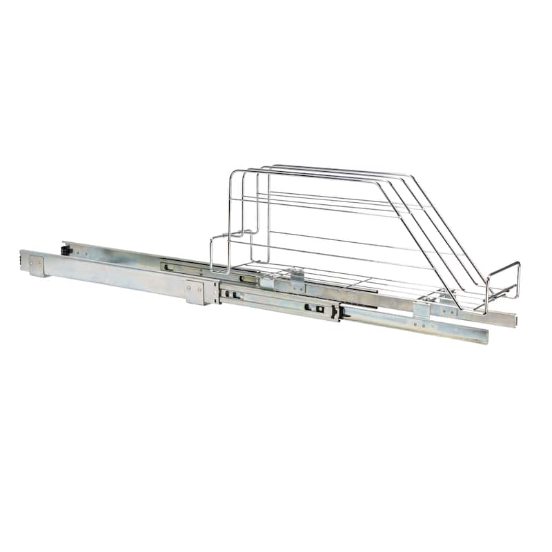 Household Essentials Chrome-Plated Steel Storage Organizer