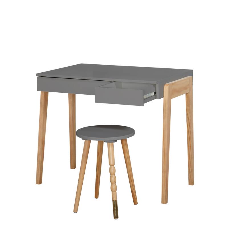 Simple Living Riley Desk and Stool Set