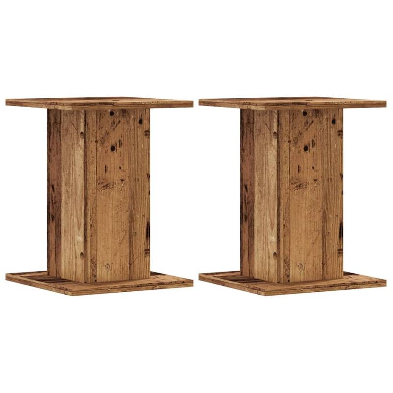 vidaXL Plant Stand Engineered wood Large Plant Stand Square - 11.8 x 11.8"