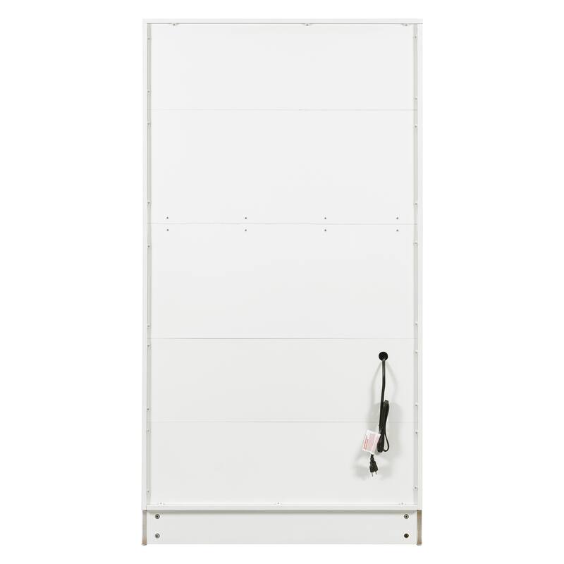 Roomfitters 69 Inch Multifunctional Kitchen Pantry Buffet with Foldable Workstation Desk