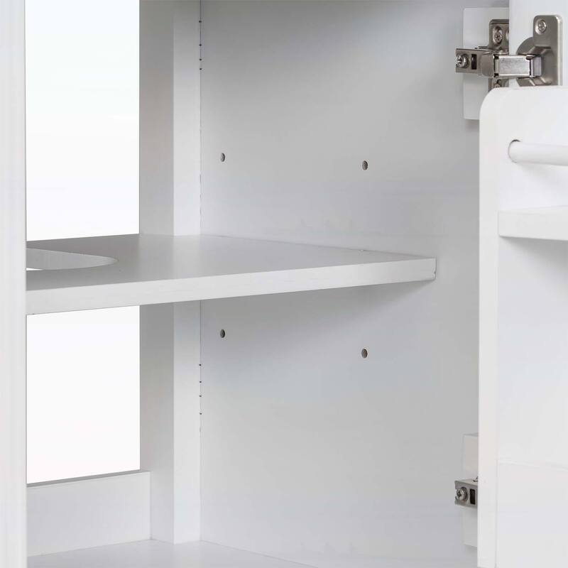 Freestanding Vanity Set with Adjustable Shelf,Tilt-Out Drawer
