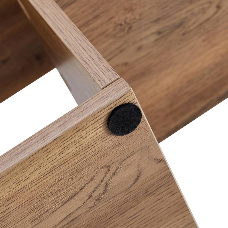 2 Pieces Cube TV Stand, L-Shaped TV Console Stand Entertainment Center with Open Storage Bookcase Shelf