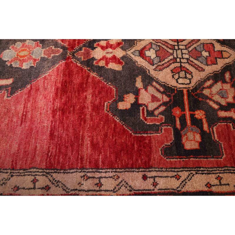 ECARPETGALLERY Hand-knotted Konya Anatolian Red Wool Rug - 3'4 x 13'0