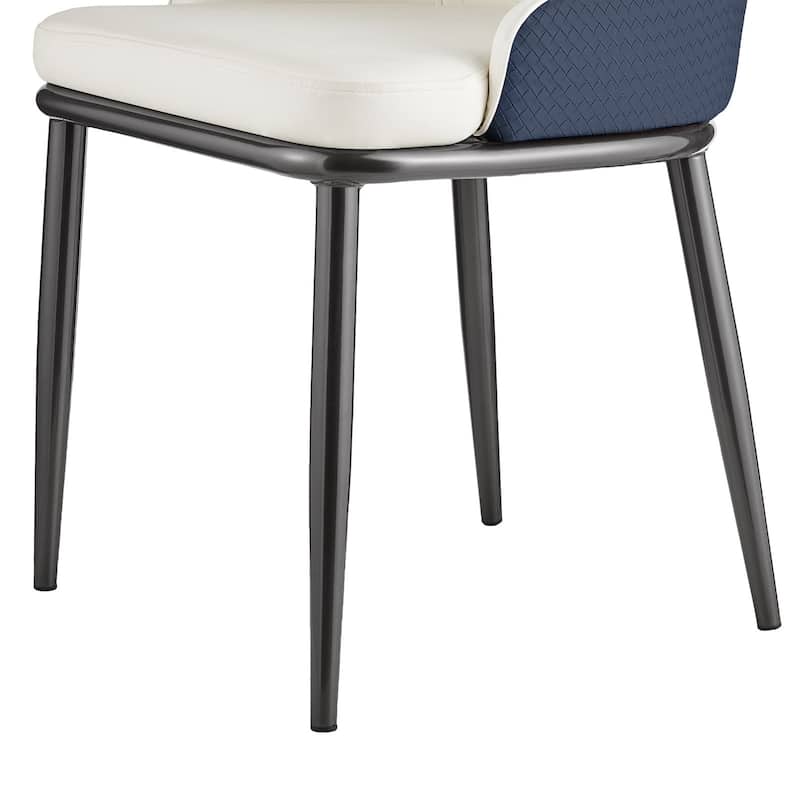 Faux Leather Upholstered Dining Chairs, Set of 4 - 18.1"W x 21.3"W x 36.6"H