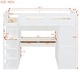 preview thumbnail 43 of 46, Loft Bed with Desk, Wardrobes, 4 Drawers and 4 Shelves