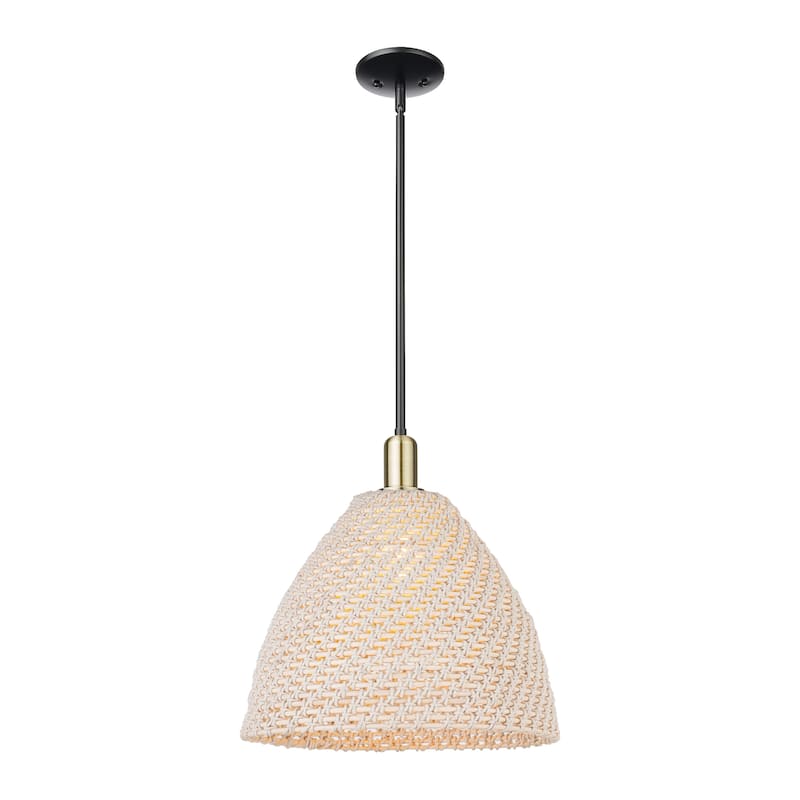 Innovations Lighting Downtown Urban - Natural Ballston Dome - 1 Light 16" Stem Hung Mini Pendant