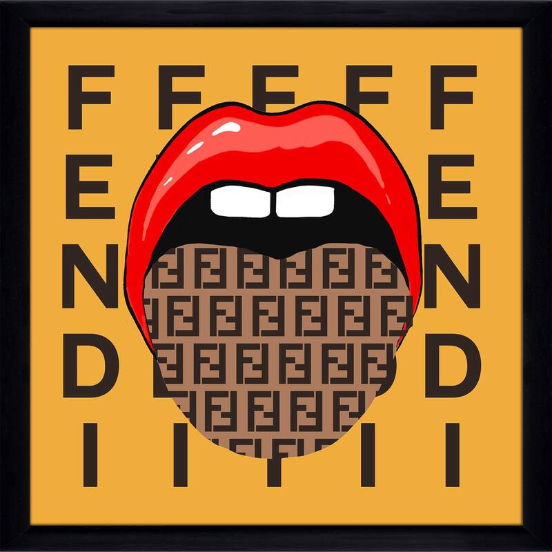 "Tip of My Fendi Tongue" by Jodi Print on Acrylic