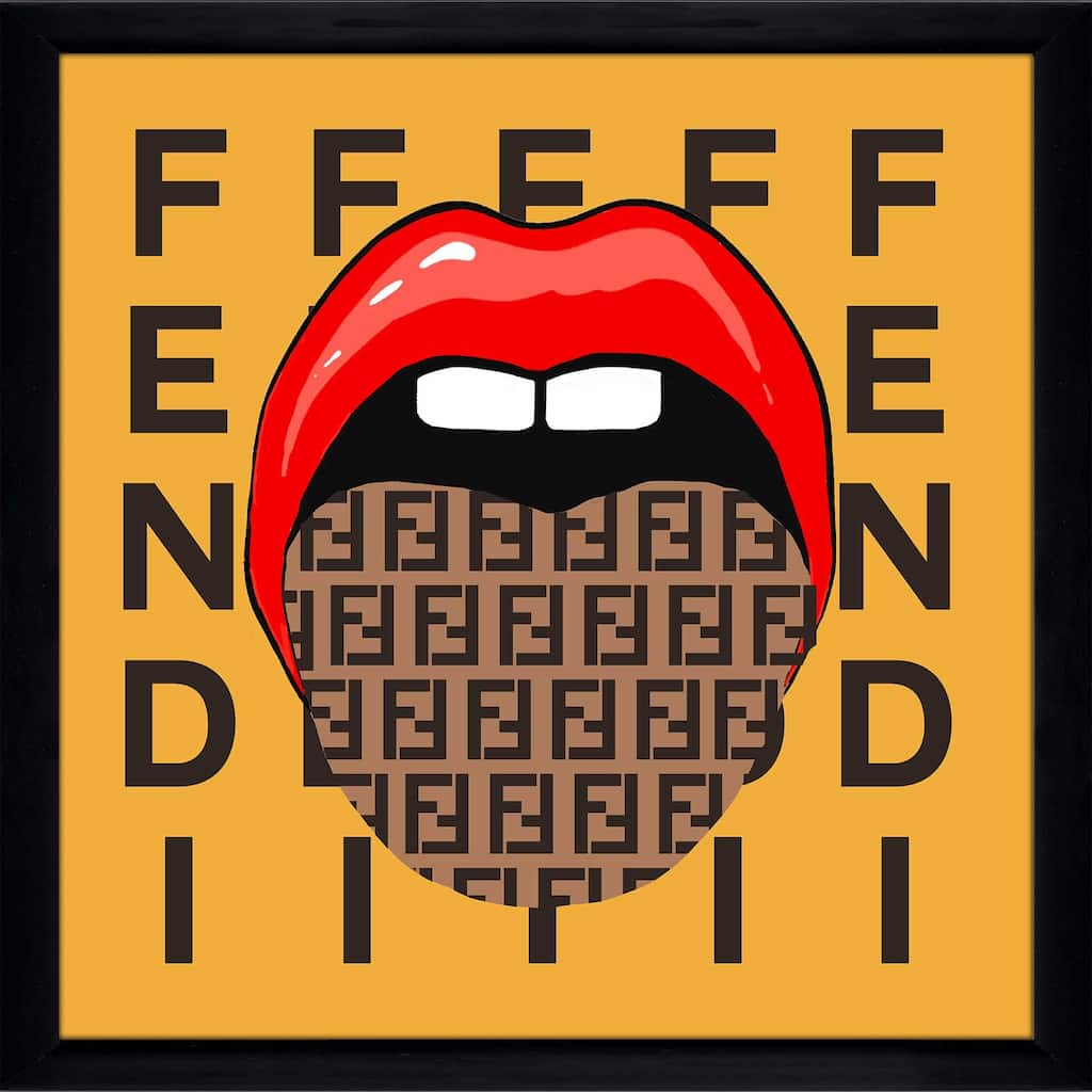 "Tip of My Fendi Tongue" by Jodi Print on Acrylic