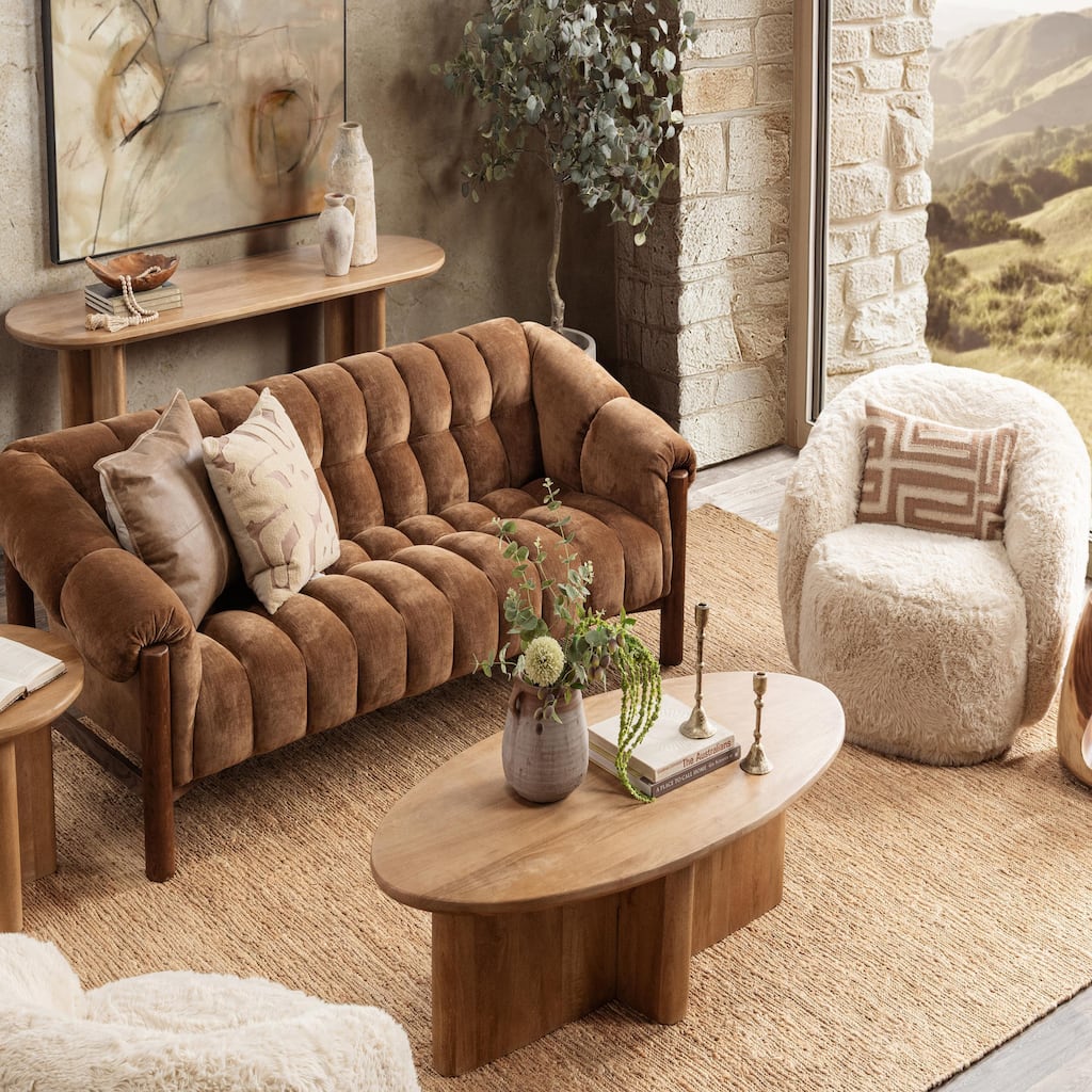 Classic Home Montengo Solid Mango Wood Coffee Table