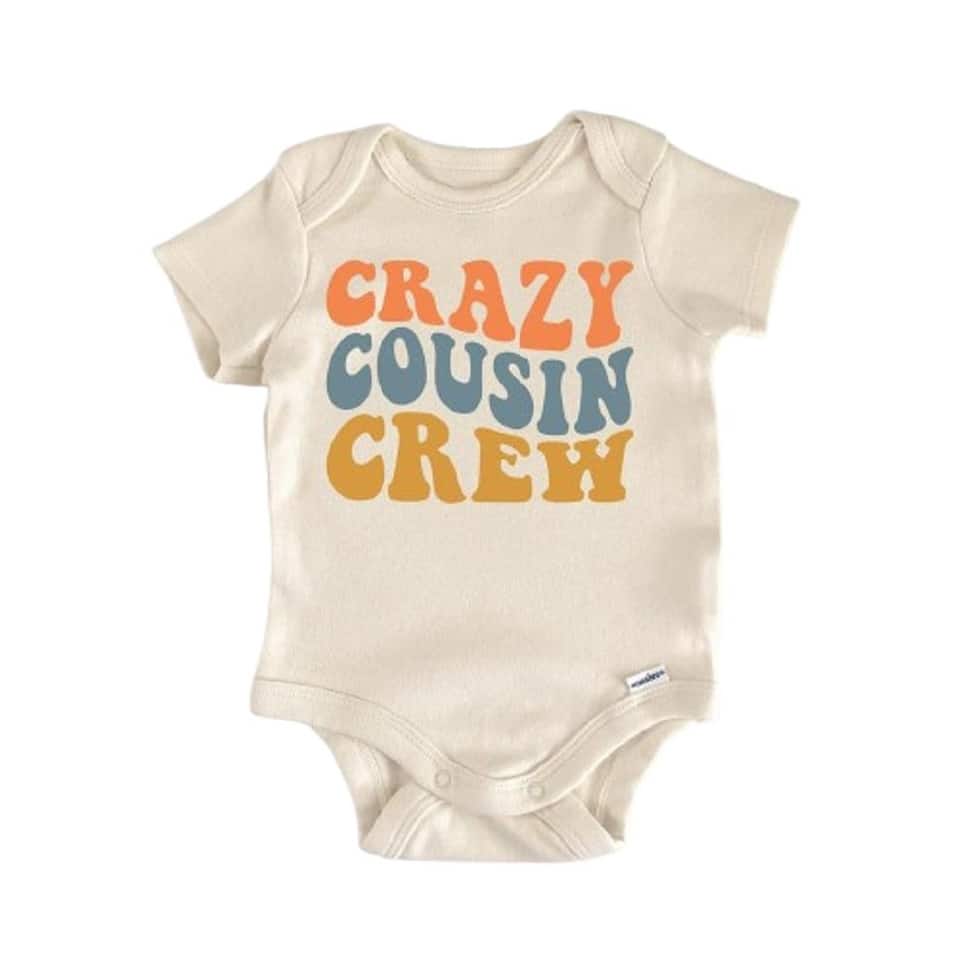 Little Cousin Crew - Baby Boy Girl Clothes Infant Bodysuit Funny Cute Newborn