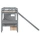 preview thumbnail 4 of 22, Twin over Twin Bunk Bed with Slide and Desk