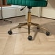 preview thumbnail 51 of 118, Velvet Home Office Desk Chair, Height Adjustable Task Chair, Armless Single Chair with Wheels, 360° Swivel Vanity Chair - N/A