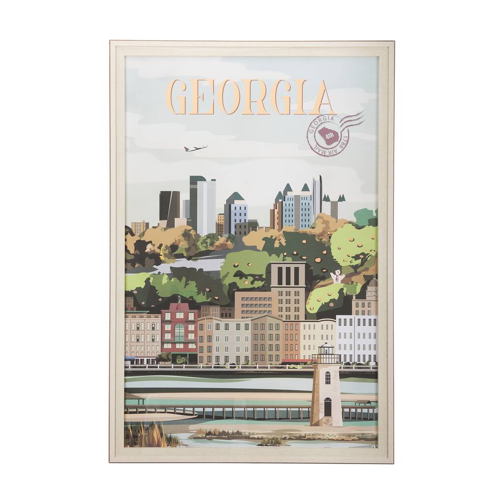Georgia Go (XL) Framed Art Print