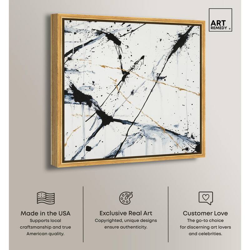 Splintered Impact I Canvas by Art Remedy