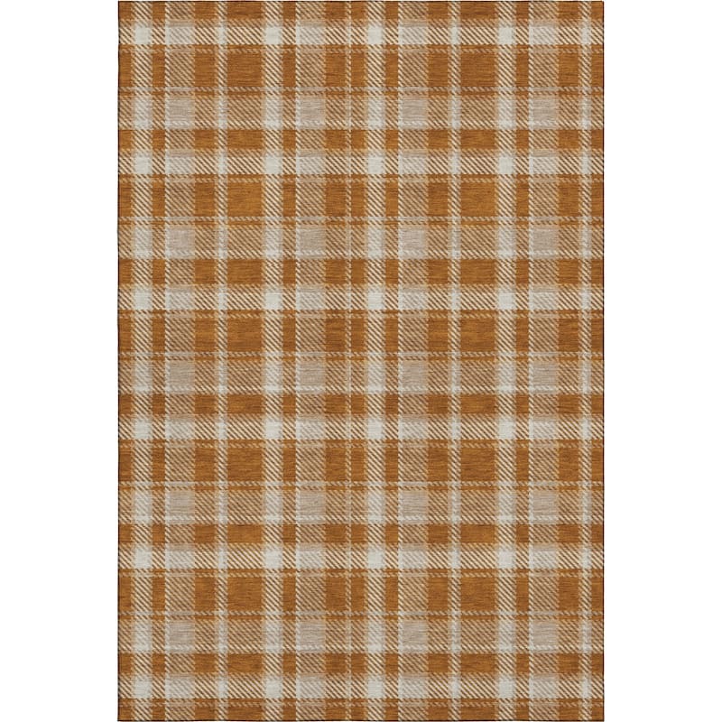 Premium Washable Super Soft Plaid Mayfield Rug