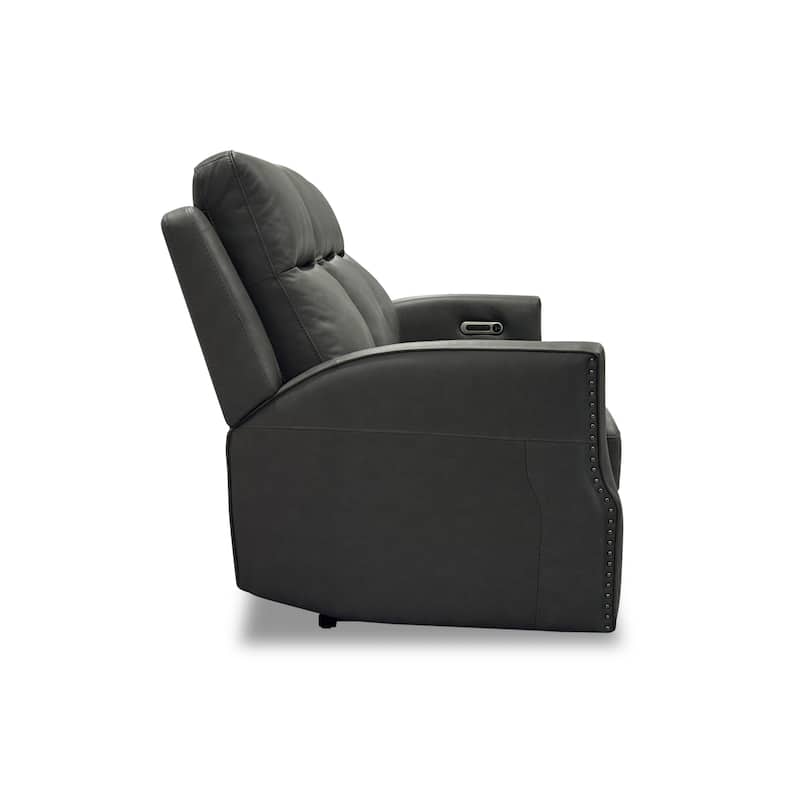 Maxwellton Cedar Power Reclining Sofa with Power Headrests and Lumbar by Flexsteel