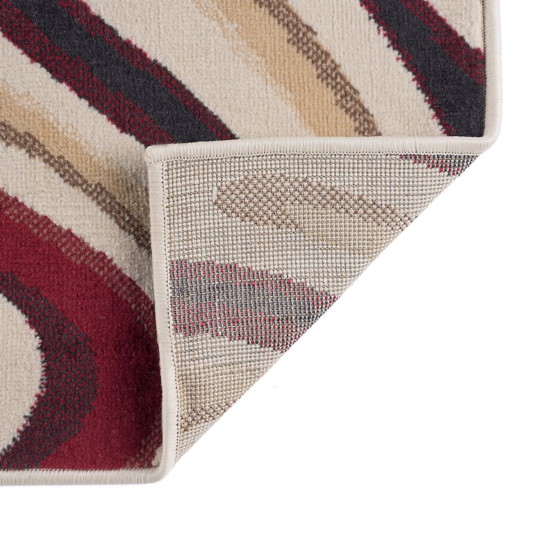 Lagoon Modern & Contemporary Abstract Indoor Area Rug