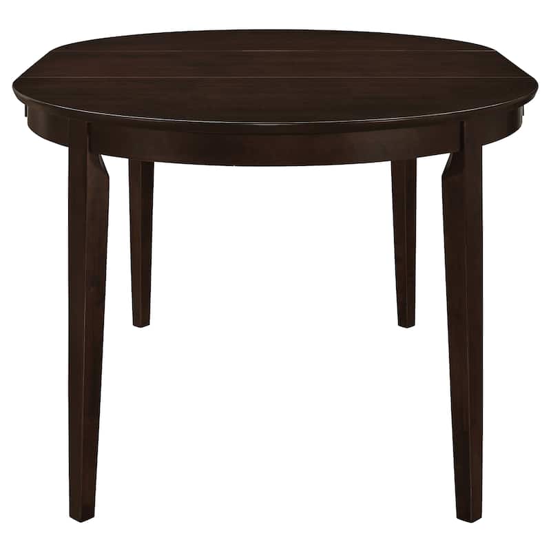 Gabriel Extension Leaf Dining Table Set Cappuccino