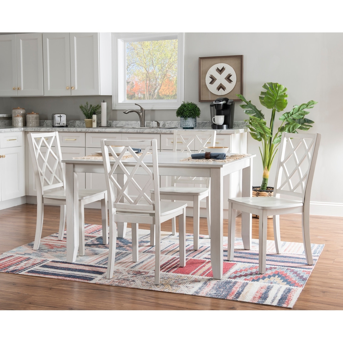 Jameson white 5 piece counter set deals