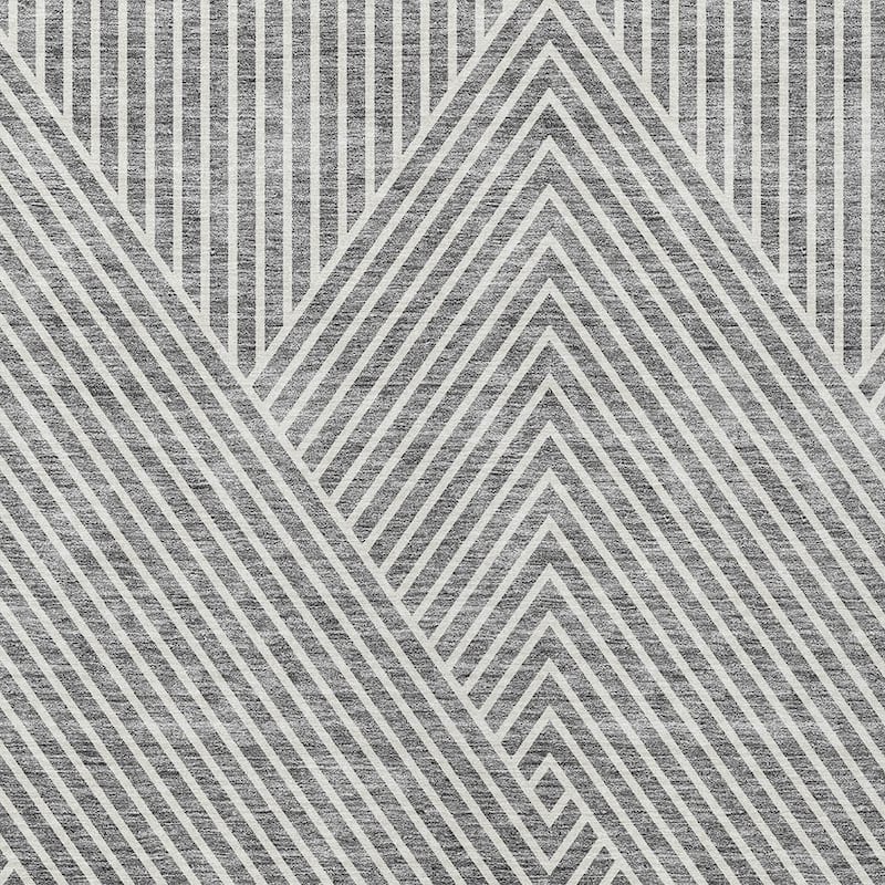 HomeRoots Geometric Transitional Rectangle Outdoor Rug