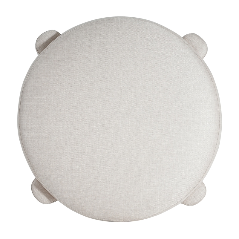 Christopher Knight Home - Aster Modern Fully Upholstered Round Large Ottoman with Wide Seat