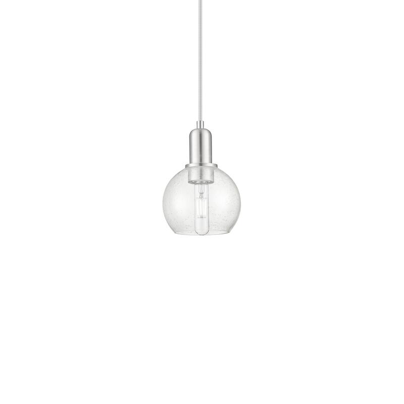 Innovations Lighting 716-1P-9-6 Athens Pendant Athens 6" Wide Mini - Brushed Satin Nickel / Seedy