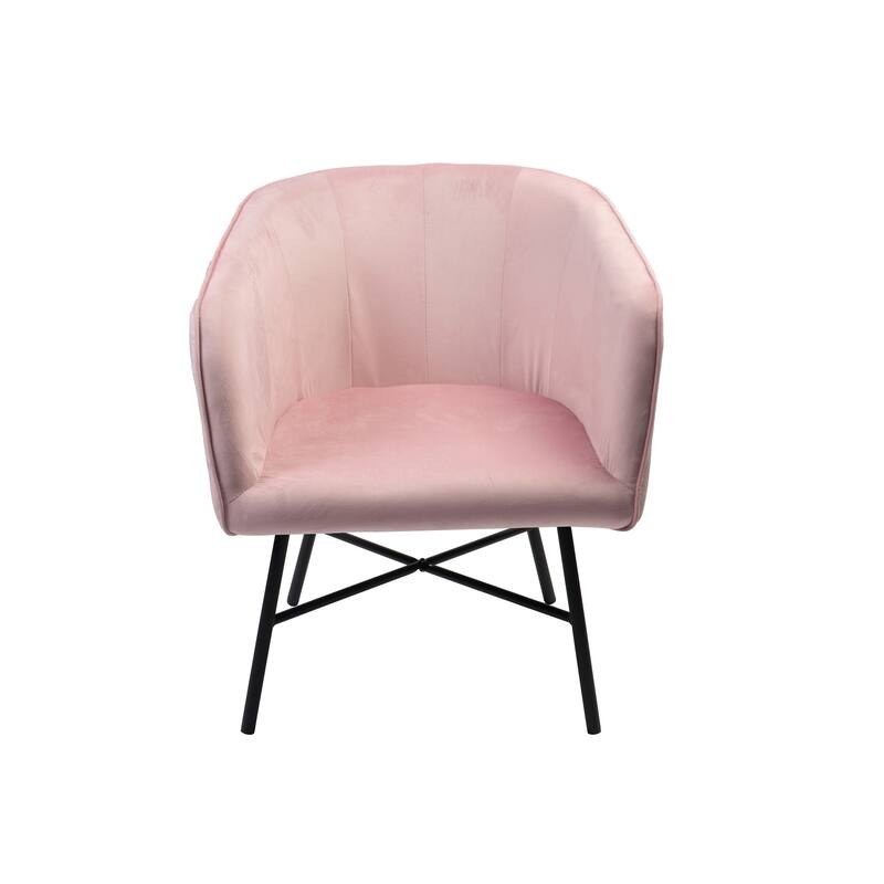 Porthos Home Belia Velvet Dining Chair, Rust-resistant Steel Legs - N/A