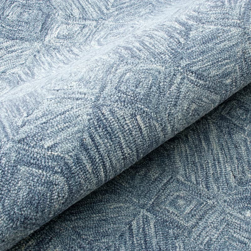 Sevita Geometric Hand-Tufted Wool Area Rug