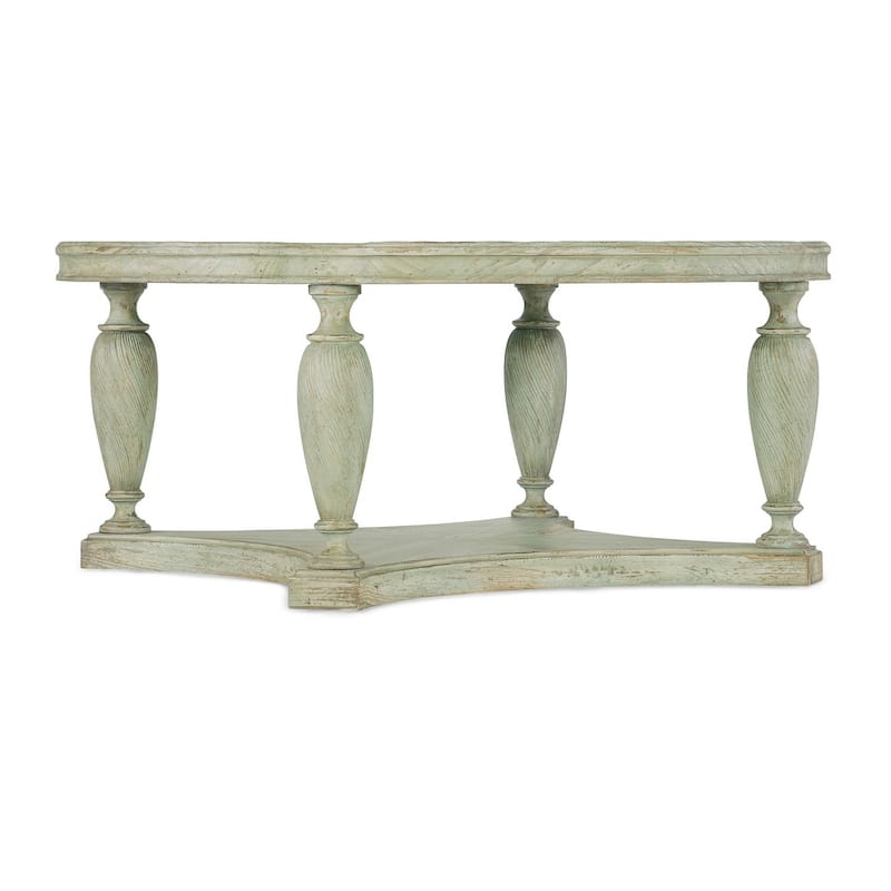 Hooker Furniture 5961-80111-TRDNT-COCKTAIL-TABLE Traditions 45" - Pistachio