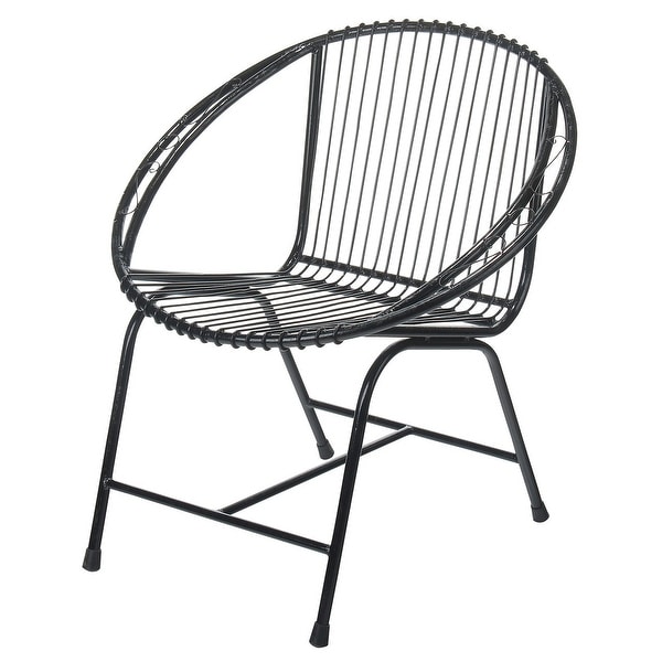 Black wire sales outdoor chairs