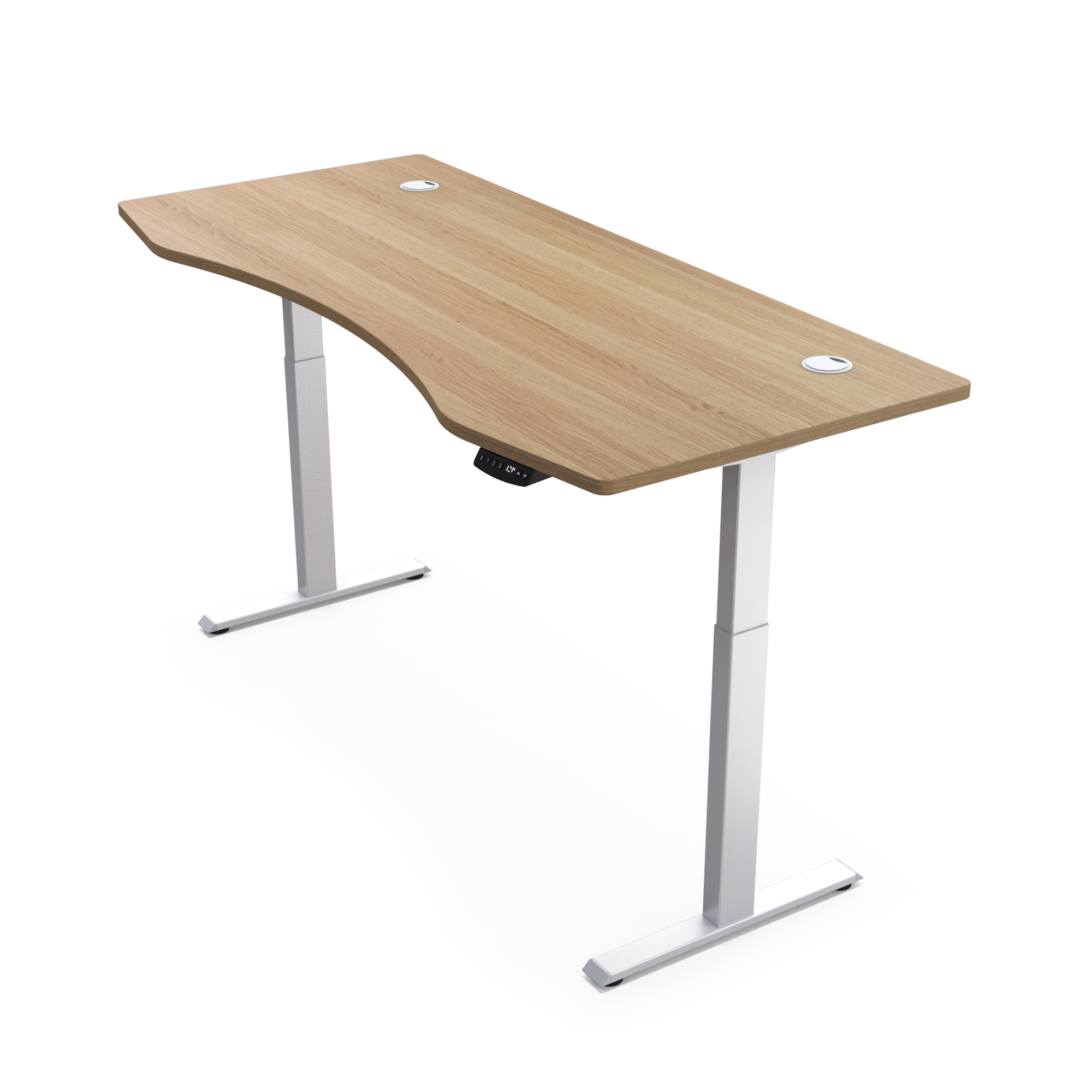 Hi5 Ez Electric Height Adjustable Standing Desk with ergonomic 