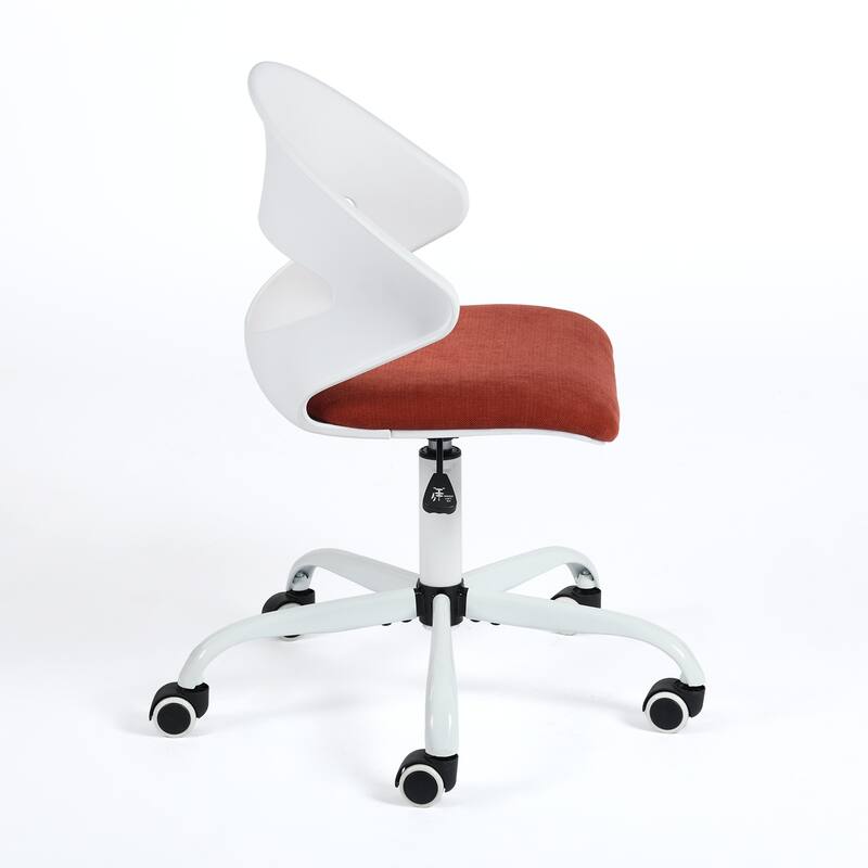 Homy Casa Arched Back Task Chair-Upholstered Seat, Adjustable Height