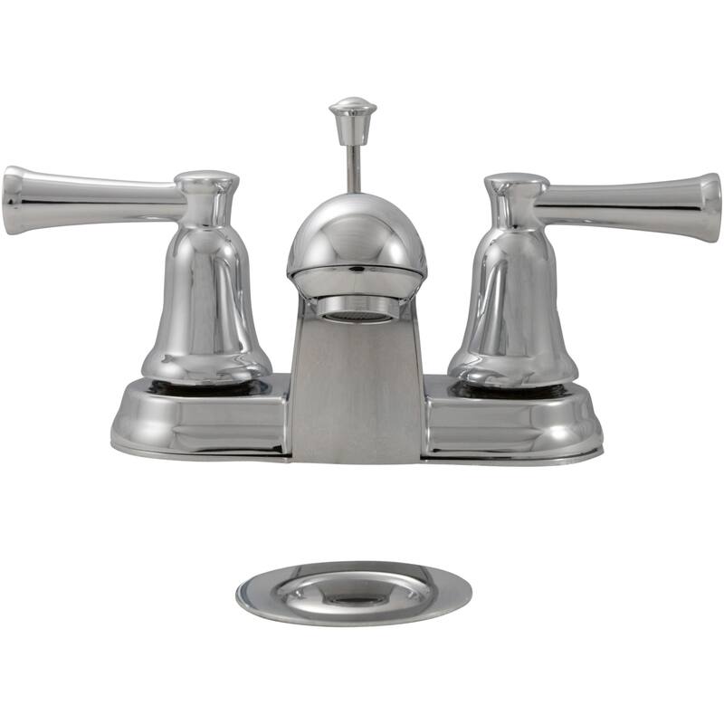 Ackland AKKFCB2HGR4206-410 FlowCurve 4" 1.2 GPM Centerset Dual Handle - Chrome