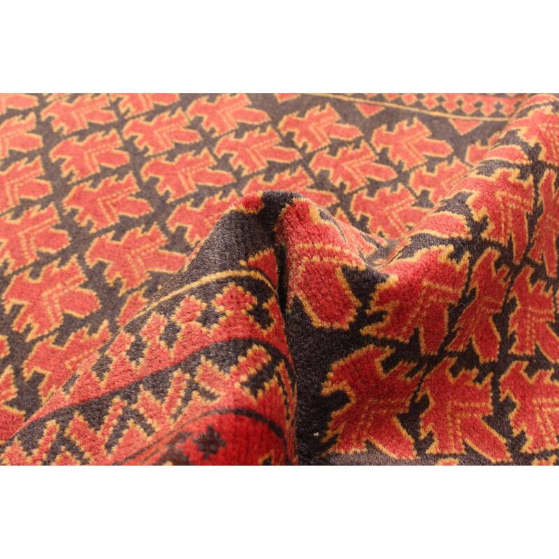 ECARPETGALLERY Hand-knotted Teimani Black Wool Rug - 2'8 x 4'11